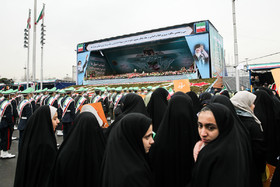 حضور رییس‌جمهور در راهپیمایی ۲۲ بهمن